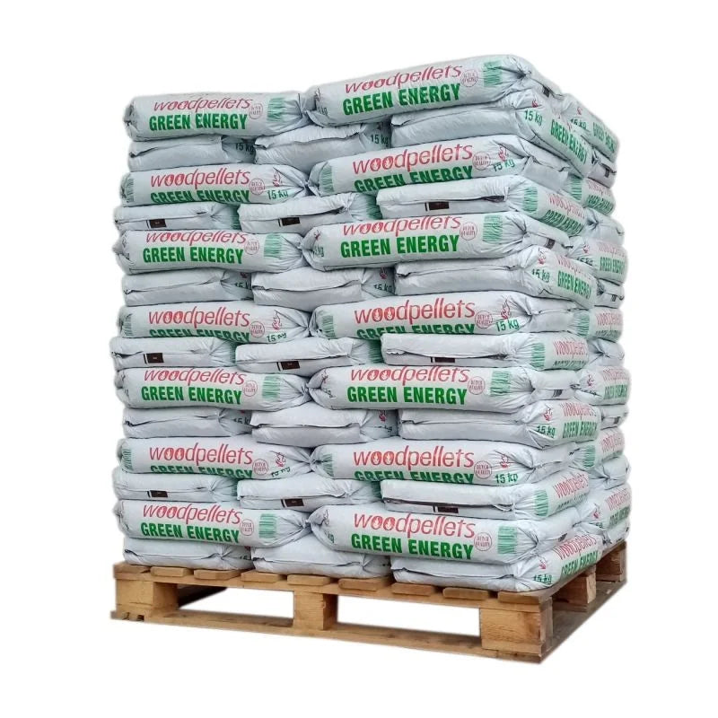 Palette de granulés premium