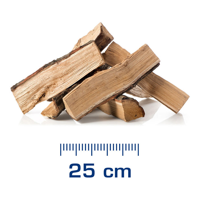 Mélange de bois durs m³ apparent en vrac (SRM) - 25cm - en vrac