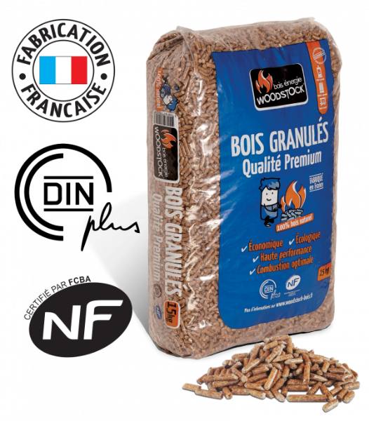 Granulés Woodstock – palette de 72 sacs de 15 kg
