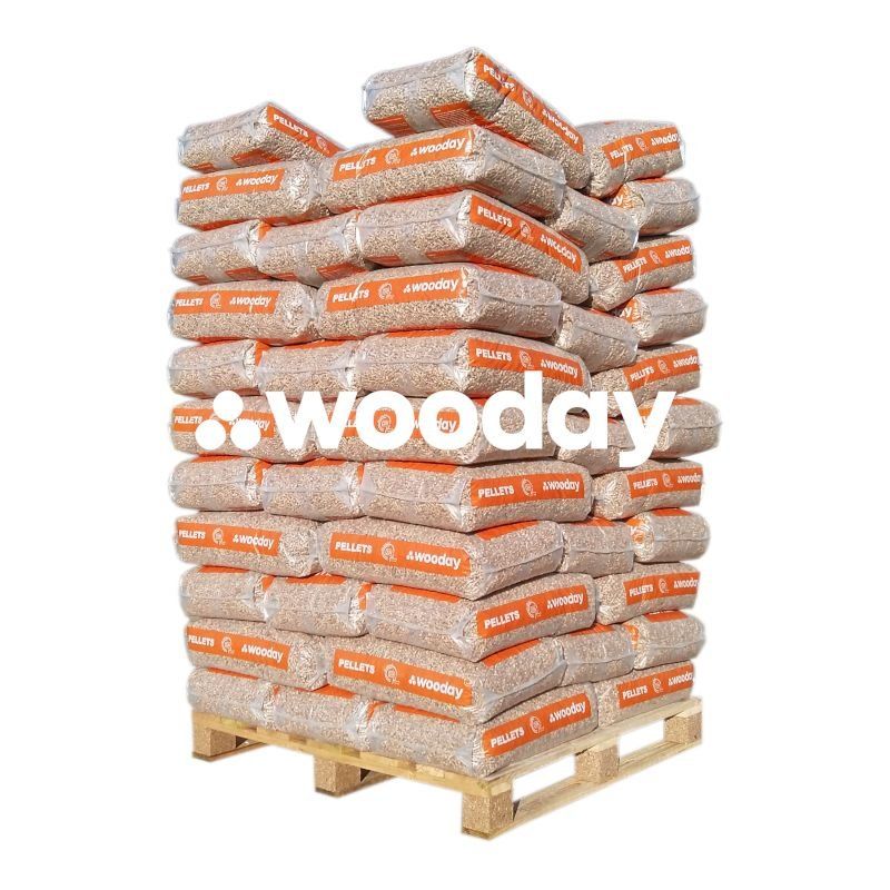 Granulés WOODAY – palette de 65 sacs – livraison incluse