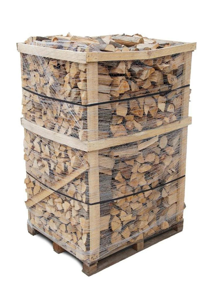 Bois de chauffage de hêtre séché en chambre 2,5 stères 33cm sur palette